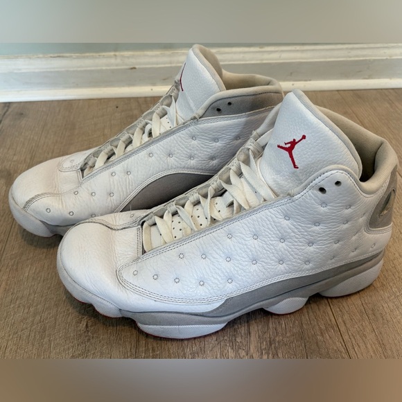 Nike Air Jordan 13 Retro Wolf Grey Men’s 12 - Picture 10 of 16